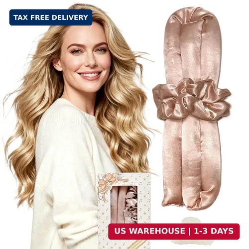 Sparkling satin heatless hair - heatless,